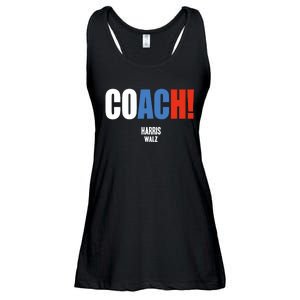 Coach Harris Waltz 2024 Kamala Harris Coach Walz 2024 Coach Ladies Essential Flowy Tank