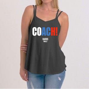 Coach Harris Waltz 2024 Kamala Harris Coach Walz 2024 Coach Women's Strappy Tank