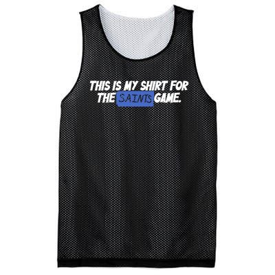 C.R.E.E.D Humphrey Wearing This Is My For The Saints Game Mesh Reversible Basketball Jersey Tank