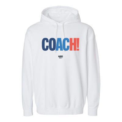 Coach Harris Walz Garment-Dyed Fleece Hoodie