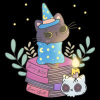 Cute Halloween Witch Cat Impact Tech Backpack