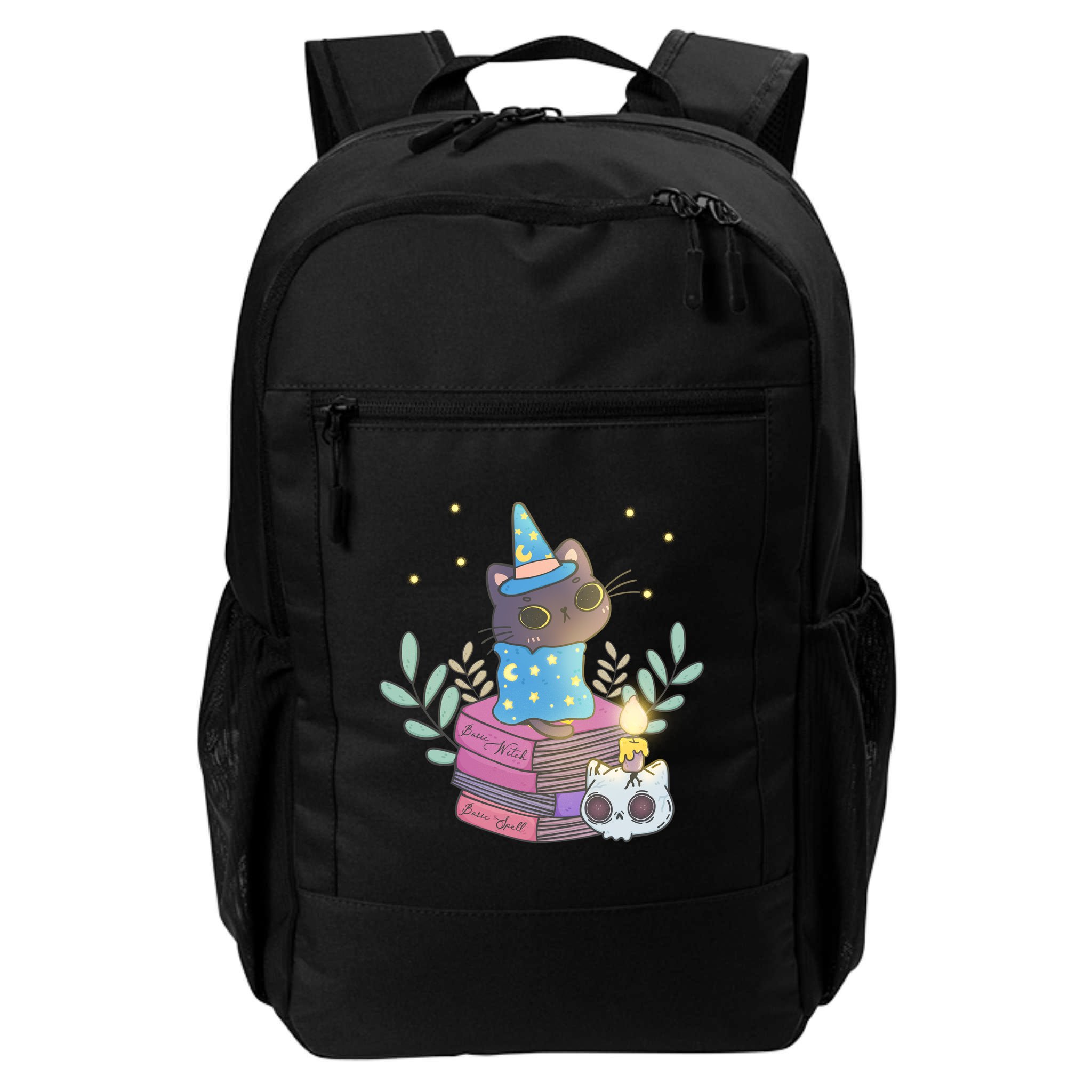 Cute Halloween Witch Cat Backpack