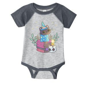 Cute Halloween Witch Cat Infant Baby Jersey Bodysuit