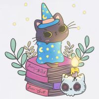 Cute Halloween Witch Cat Toddler T-Shirt