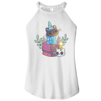 Cute Halloween Witch Cat Women’s Perfect Tri Rocker Tank