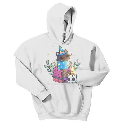 Cute Halloween Witch Cat Kids Hoodie