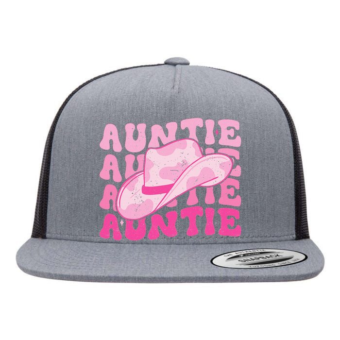 Cowboy Hat Western Aunt For Cowgirl Auntie Flat Bill Trucker Hat