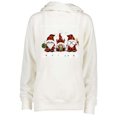 Christmas Hanging With My Gnomies Family Matching Pjs Gnome Gift Womens Funnel Neck Pullover Hood