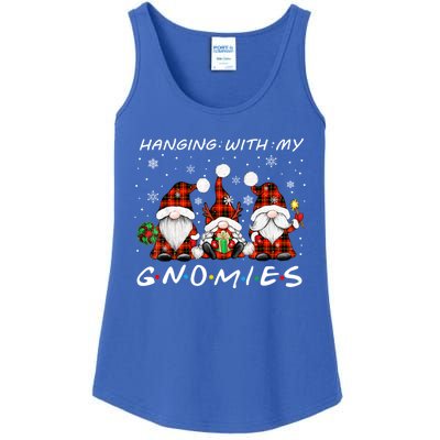 Christmas Hanging With My Gnomies Family Matching Pjs Gnome Gift Ladies Essential Tank