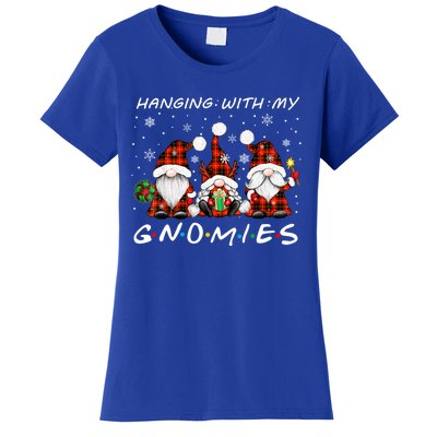 Christmas Hanging With My Gnomies Family Matching Pjs Gnome Gift Women's T-Shirt