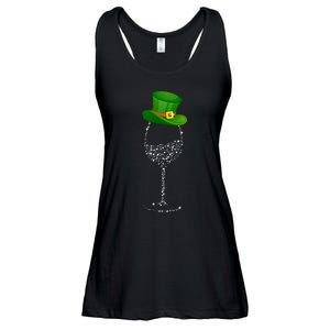 Clover Hat Wine Ing Party St Patricks Day Meaningful Gift Ladies Essential Flowy Tank