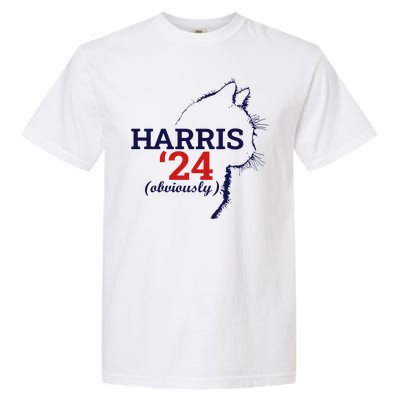 Cat Harris Walz Obviously Kamala Harris Comma La 2024 Garment-Dyed Heavyweight T-Shirt