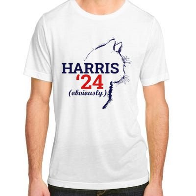 Cat Harris Walz Obviously Kamala Harris Comma La 2024 Adult ChromaSoft Performance T-Shirt