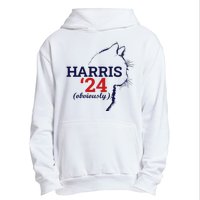 Cat Harris Walz Obviously Kamala Harris Comma La 2024 Urban Pullover Hoodie