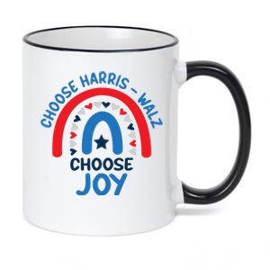 Choose Harris Walz Choose Joy Bring Back Joy 11oz Black Color Changing Mug