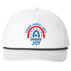 Choose Harris Walz Choose Joy Bring Back Joy Snapback Five-Panel Rope Hat