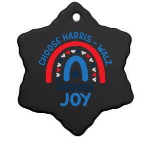 Choose Harris Walz Choose Joy Bring Back Joy Ceramic Star Ornament