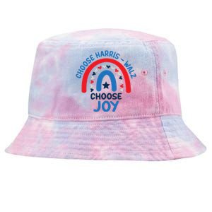 Choose Harris Walz Choose Joy Bring Back Joy Tie-Dyed Bucket Hat