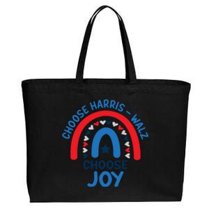 Choose Harris Walz Choose Joy Bring Back Joy Cotton Canvas Jumbo Tote