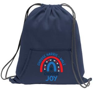 Choose Harris Walz Choose Joy Bring Back Joy Sweatshirt Cinch Pack Bag