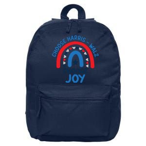 Choose Harris Walz Choose Joy Bring Back Joy 16 in Basic Backpack