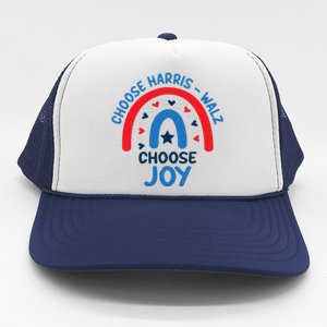 Choose Harris Walz Choose Joy Bring Back Joy Trucker Hat