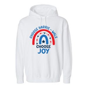 Choose Harris Walz Choose Joy Bring Back Joy Garment-Dyed Fleece Hoodie