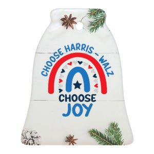 Choose Harris Walz Choose Joy Bring Back Joy Ceramic Bell Ornament