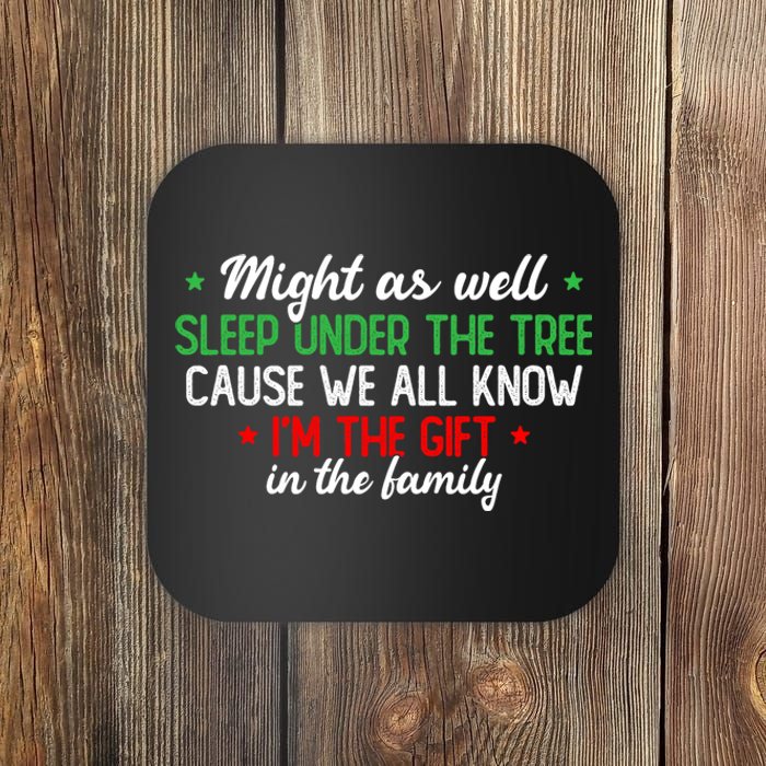 Christmas Humor Women Favorite Person Funny Christmas Coaster