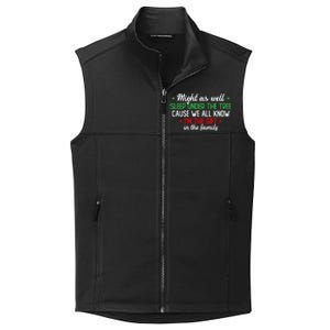 Christmas Humor Women Favorite Person Funny Christmas Collective Smooth Fleece Vest