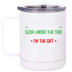 Christmas Humor Women Favorite Person Funny Christmas 12 oz Stainless Steel Tumbler Cup