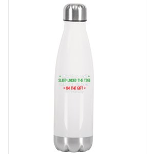 Christmas Humor Women Favorite Person Funny Christmas Stainless Steel Insulated Water Bottle