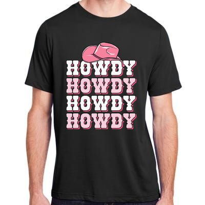 Cute Howdy Western Country Cowgirl Texas Rodeo Adult ChromaSoft Performance T-Shirt