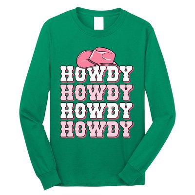 Cute Howdy Western Country Cowgirl Texas Rodeo Long Sleeve Shirt