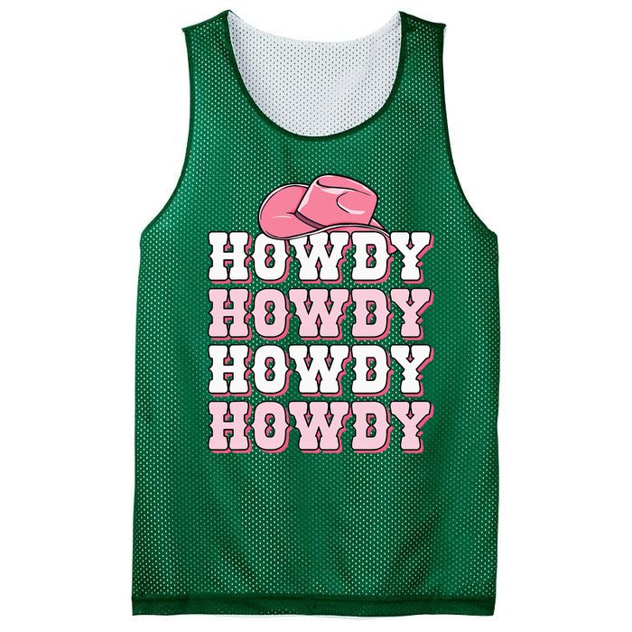 Cute Howdy Western Country Cowgirl Texas Rodeo Mesh Reversible Basketball Jersey Tank