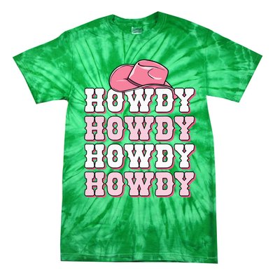 Cute Howdy Western Country Cowgirl Texas Rodeo Tie-Dye T-Shirt