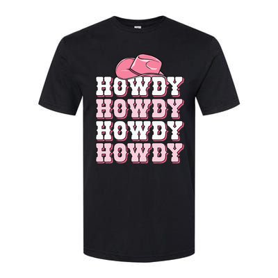 Cute Howdy Western Country Cowgirl Texas Rodeo Softstyle CVC T-Shirt