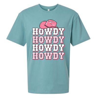 Cute Howdy Western Country Cowgirl Texas Rodeo Sueded Cloud Jersey T-Shirt