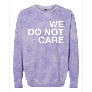 Cam Heyward We Do Not Care Colorblast Crewneck Sweatshirt