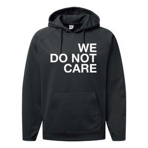 Cam Heyward We Do Not Care Performance Fleece Hoodie