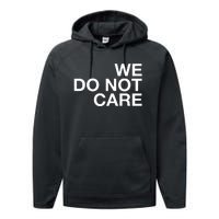 Cam Heyward We Do Not Care Performance Fleece Hoodie