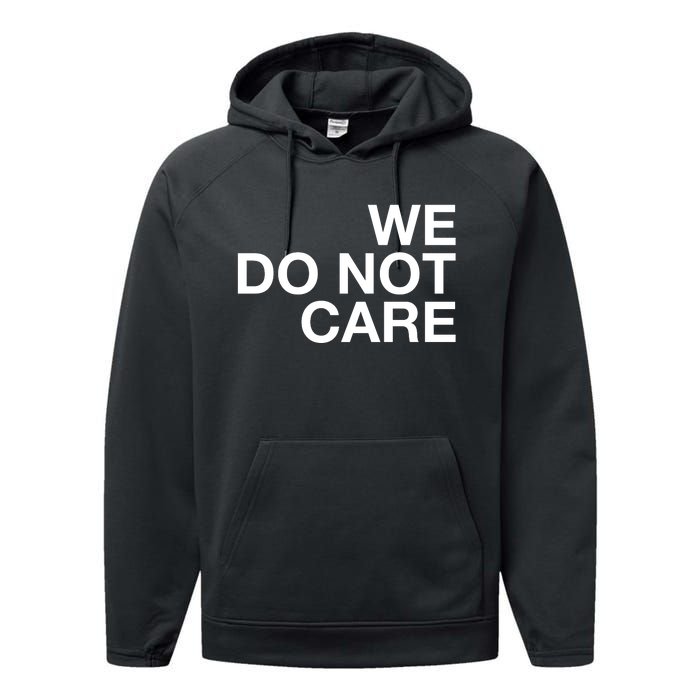 Cam Heyward We Do Not Care Performance Fleece Hoodie