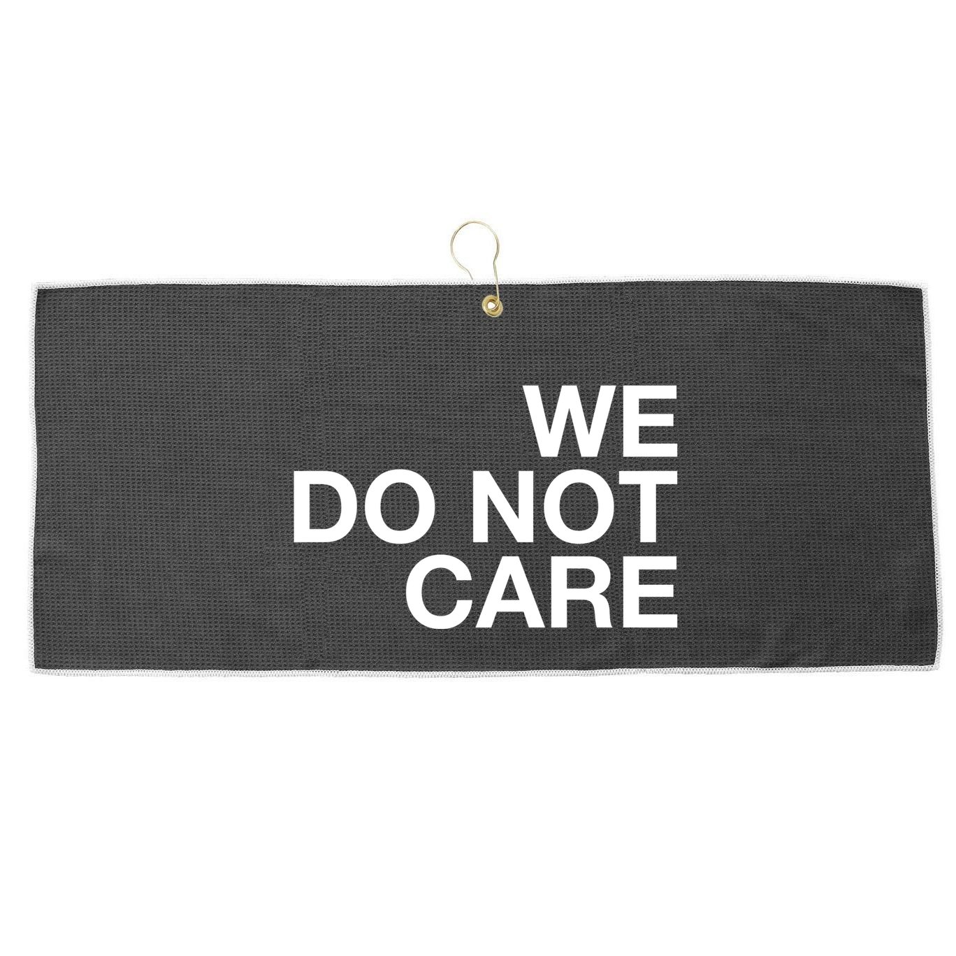 Cam Heyward We Do Not Care Large Microfiber Waffle Golf Towel