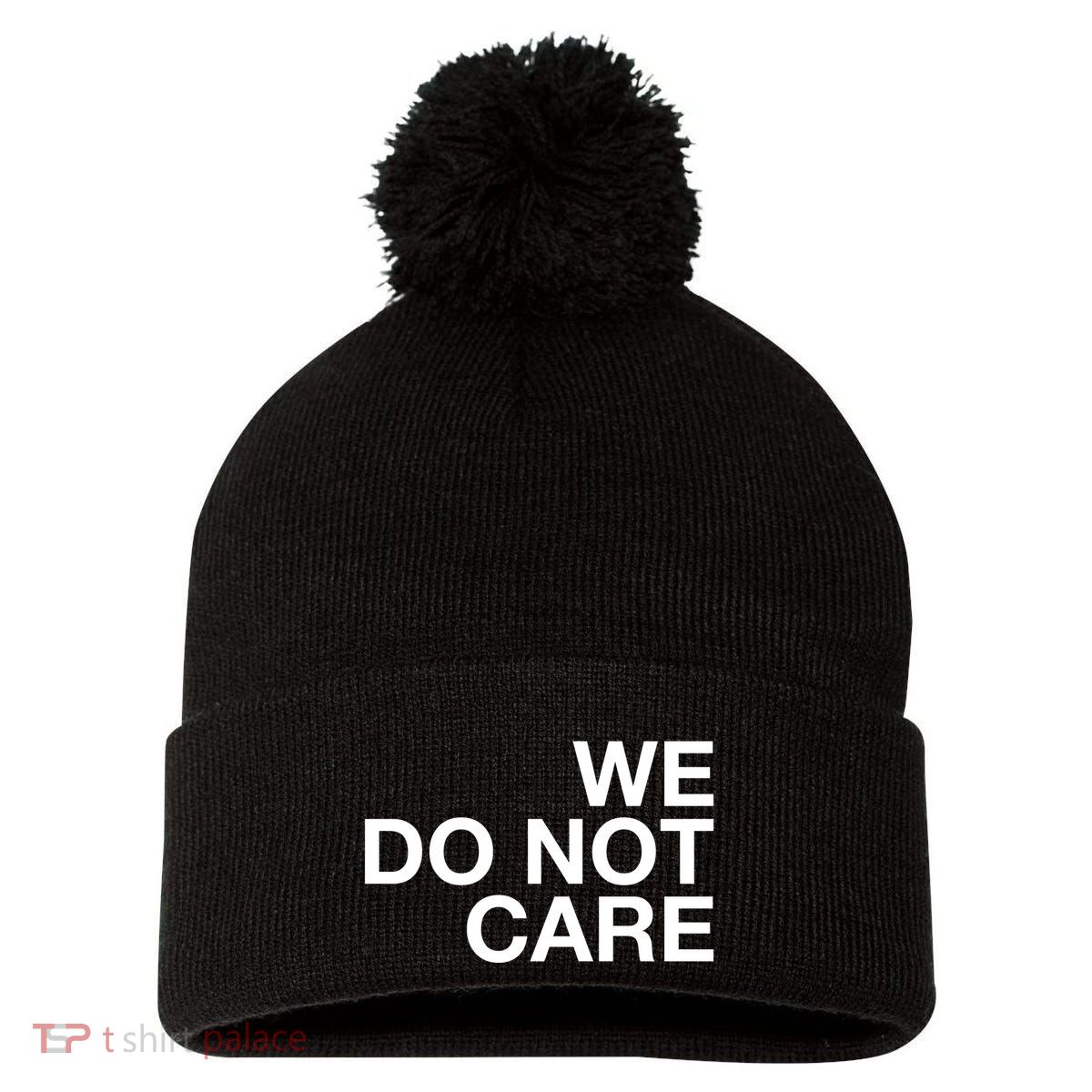Cam Heyward We Do Not Care Pom Pom 12in Knit Beanie