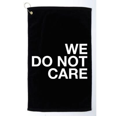 Cam Heyward We Do Not Care Golf Towel