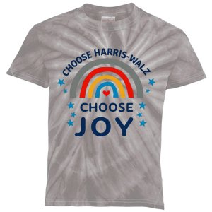 Choose Harris Walz Choose Joy Kamala Harris And Waltz Kids Tie-Dye T-Shirt