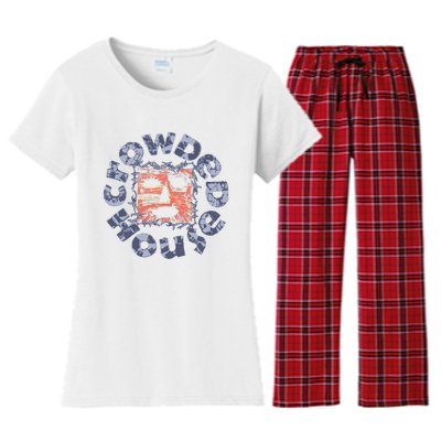 Crowded House – Woodface Women's Flannel Pajama Set