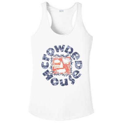 Crowded House – Woodface Ladies PosiCharge Competitor Racerback Tank