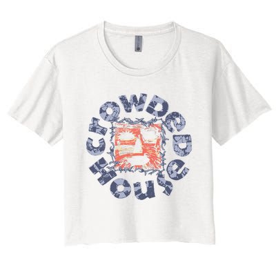 Crowded House – Woodface Women's Crop Top Tee