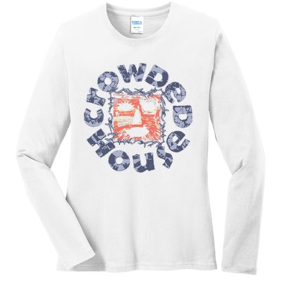 Crowded House – Woodface Ladies Long Sleeve Shirt